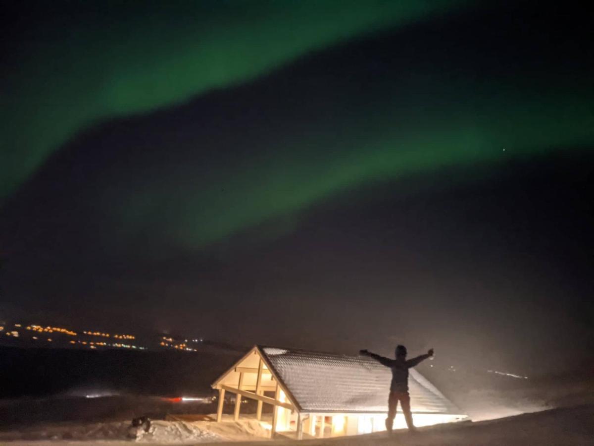 Вилла Akureyri - Cabin With An Amazing View Экстерьер фото